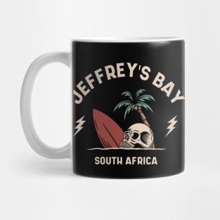 Vintage Surfing Jeffrey's Bay, South Africa Mug